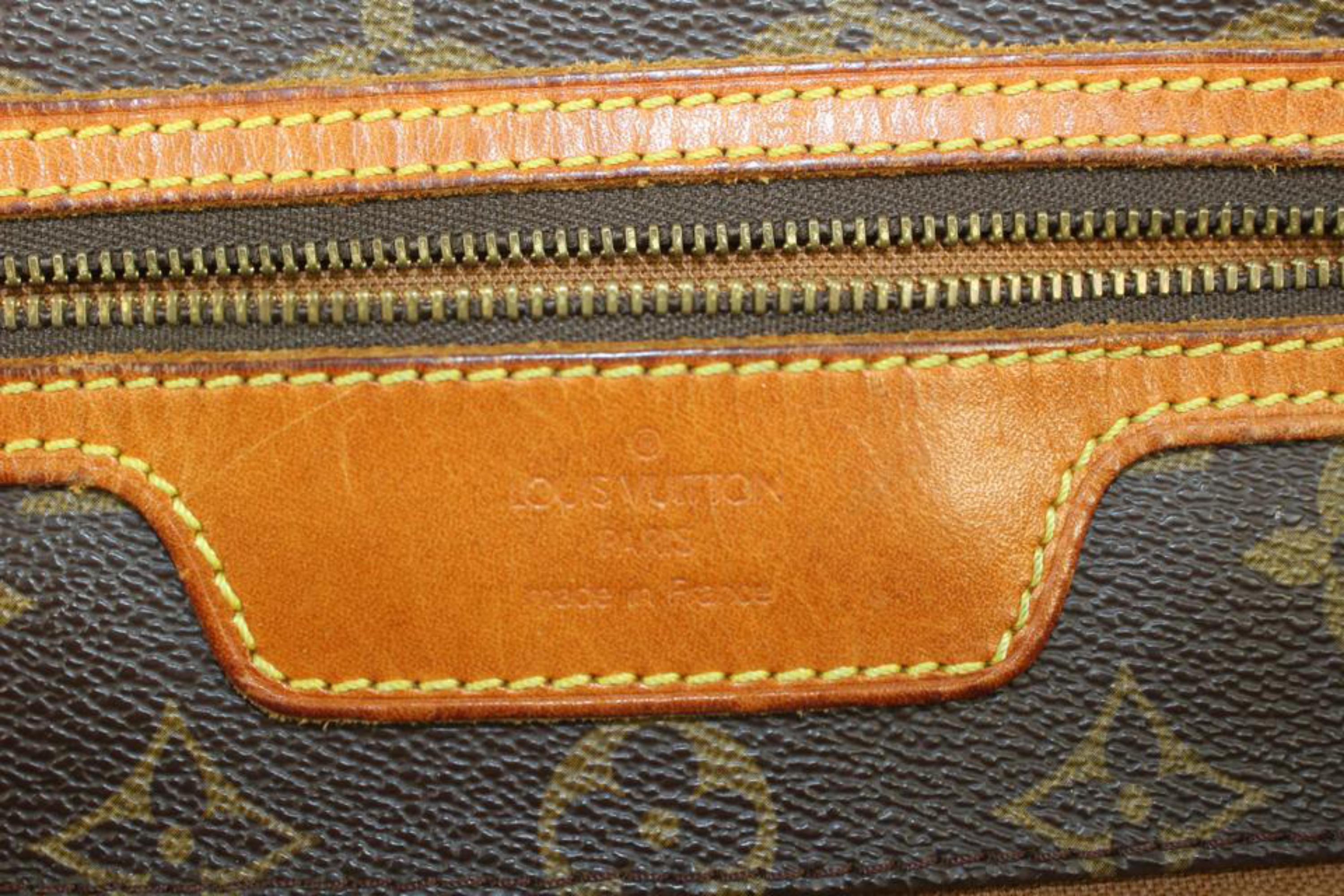 Louis Vuitton Monogram Sac Shopping Tote Bag 7LZ1019 For Sale 2
