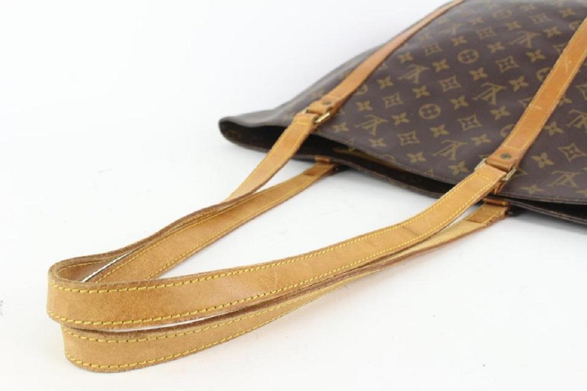 Women's Louis Vuitton Monogram Sac Shopping Tote Bag 910lv5