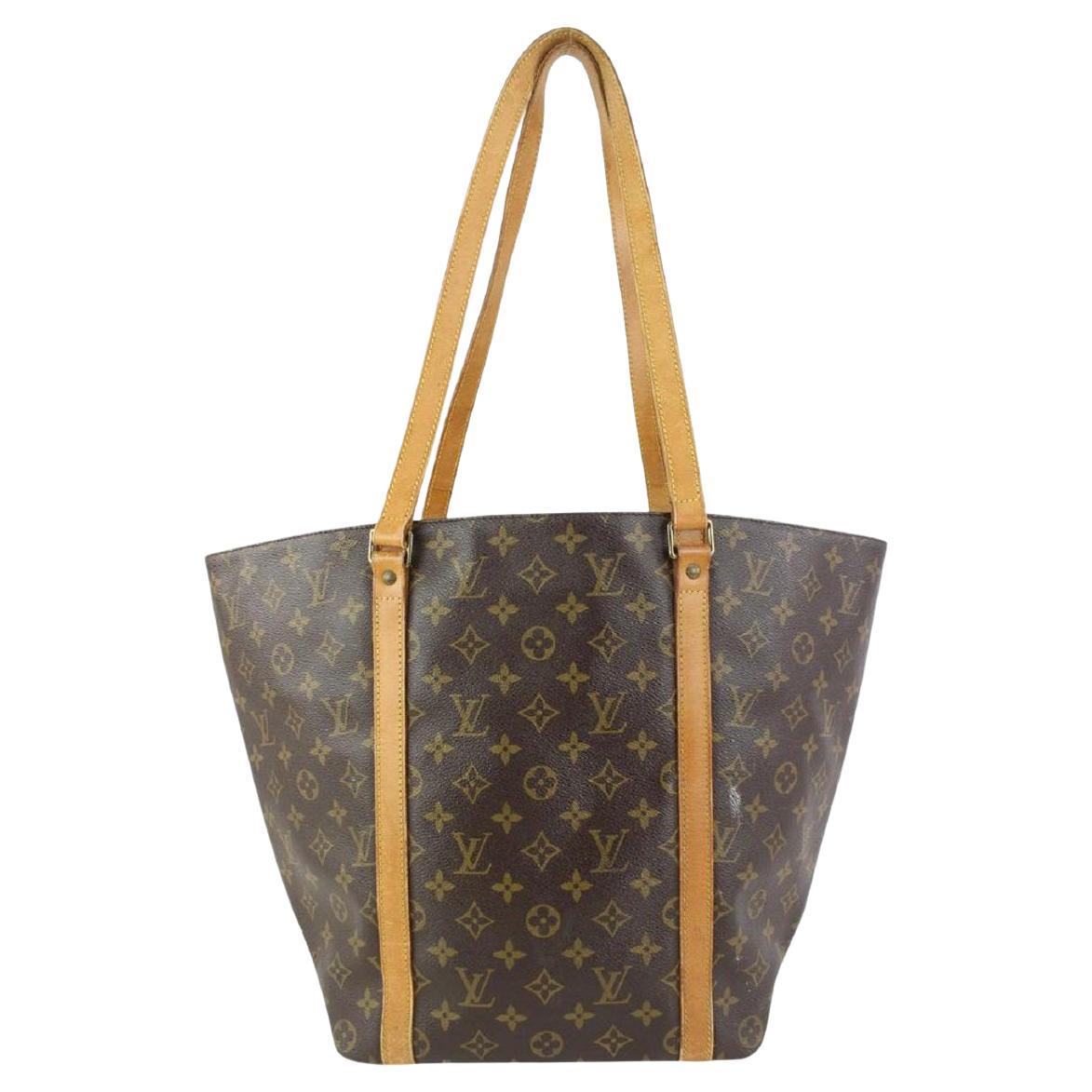 Louis Vuitton Monogram Sac Shopping Tote Bag 910lv5