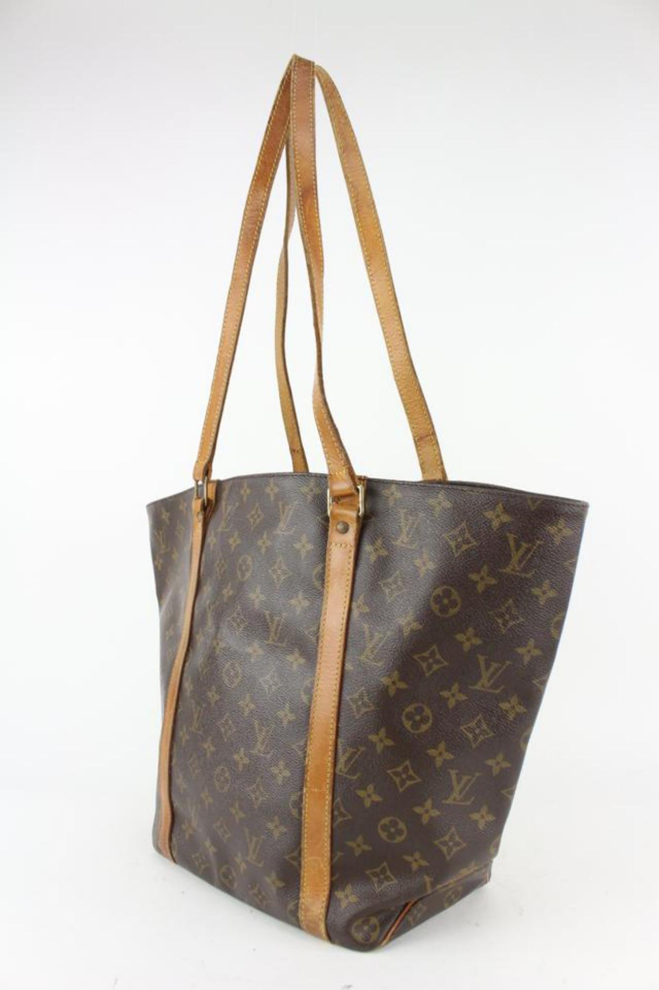 Louis Vuitton Monogram Sac Shopping Tote Bag 927lv52 For Sale 4
