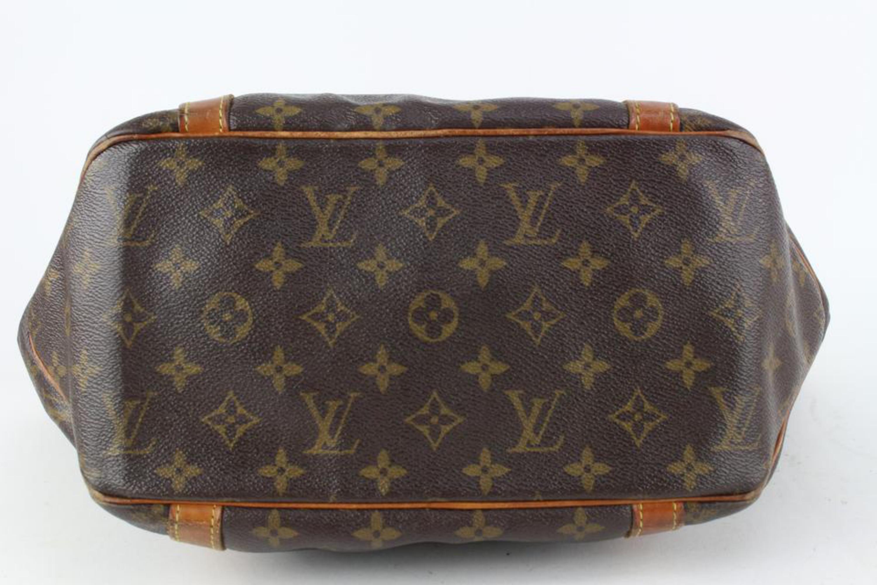 Brown Louis Vuitton Monogram Sac Shopping Tote Bag 927lv52 For Sale