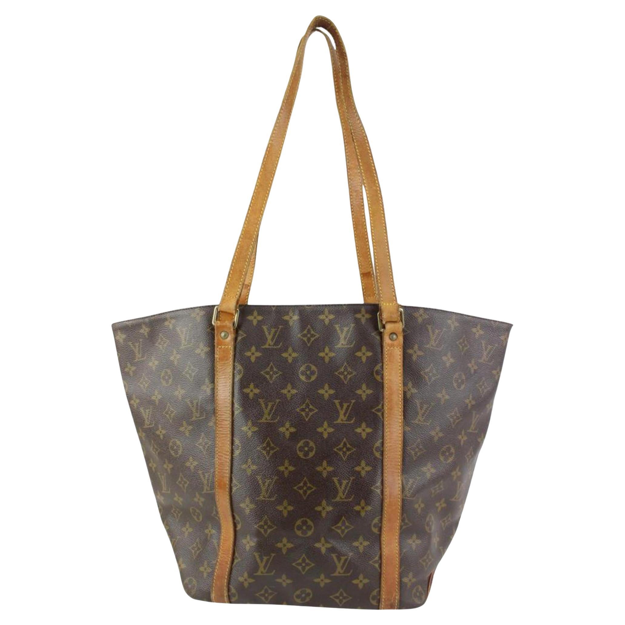 Louis Vuitton Monogram Sac Shopping Tote Bag 927lv52 For Sale