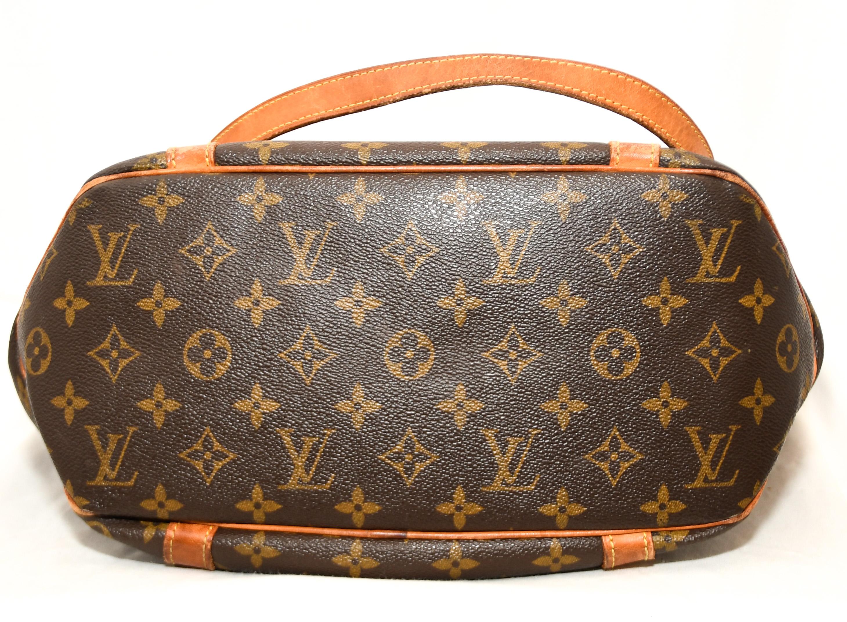 Louis Vuitton Monogram Sac Shopping Tote Bag  In Good Condition In Palm Beach, FL