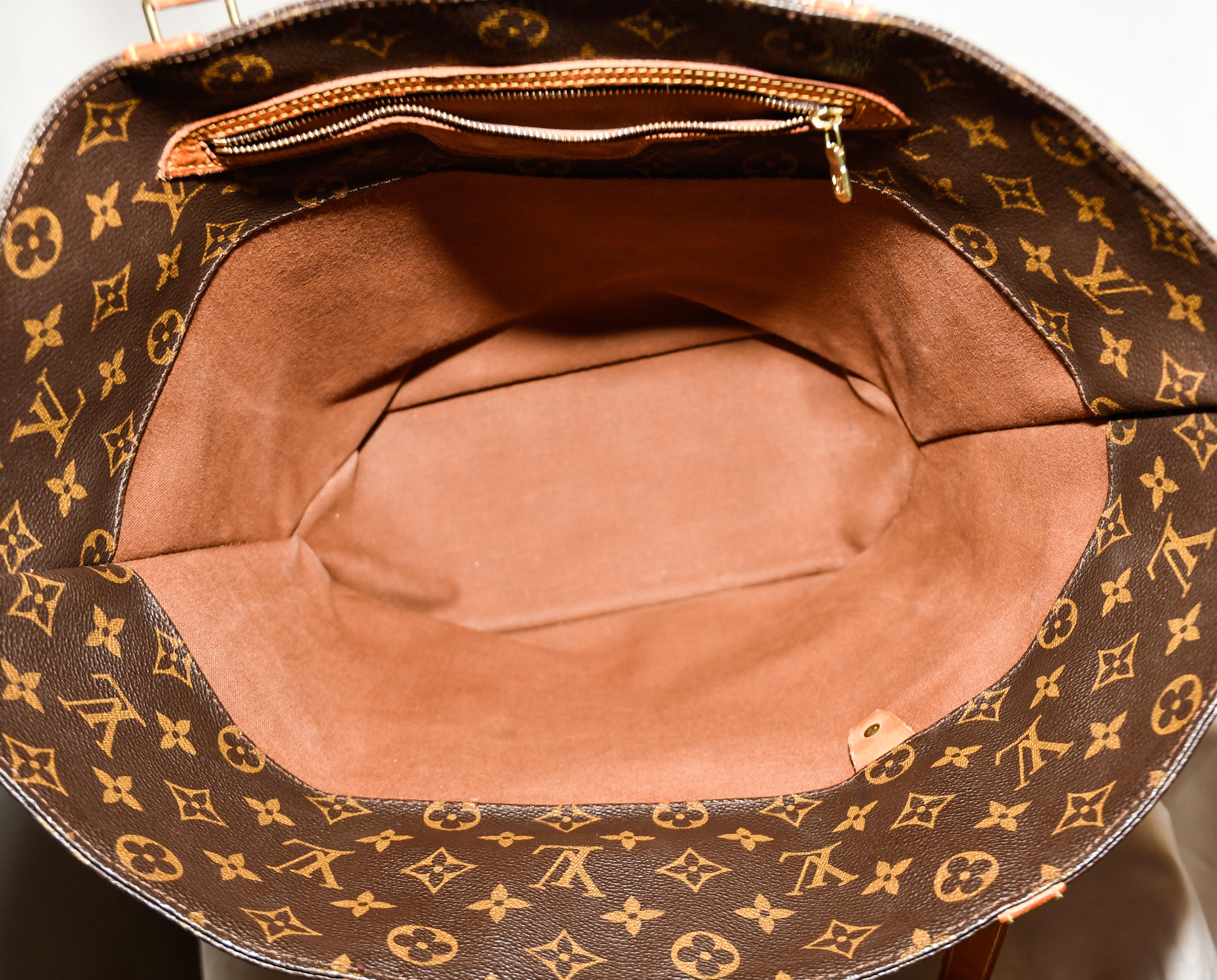 Women's Louis Vuitton Monogram Sac Shopping Tote Bag 