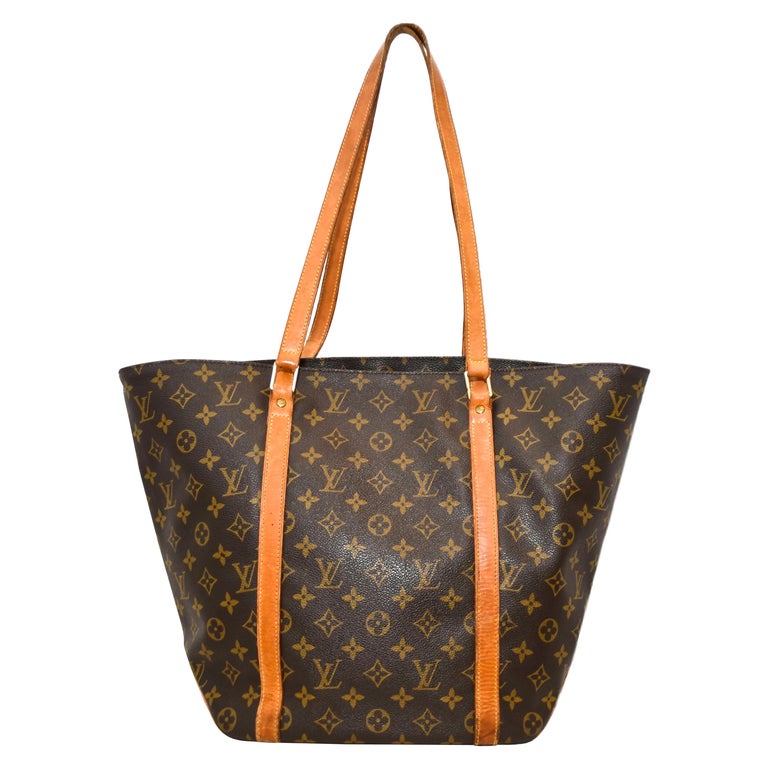 Louis Vuitton Monogram Sac Shopping Tote Bag For Sale at 1stdibs