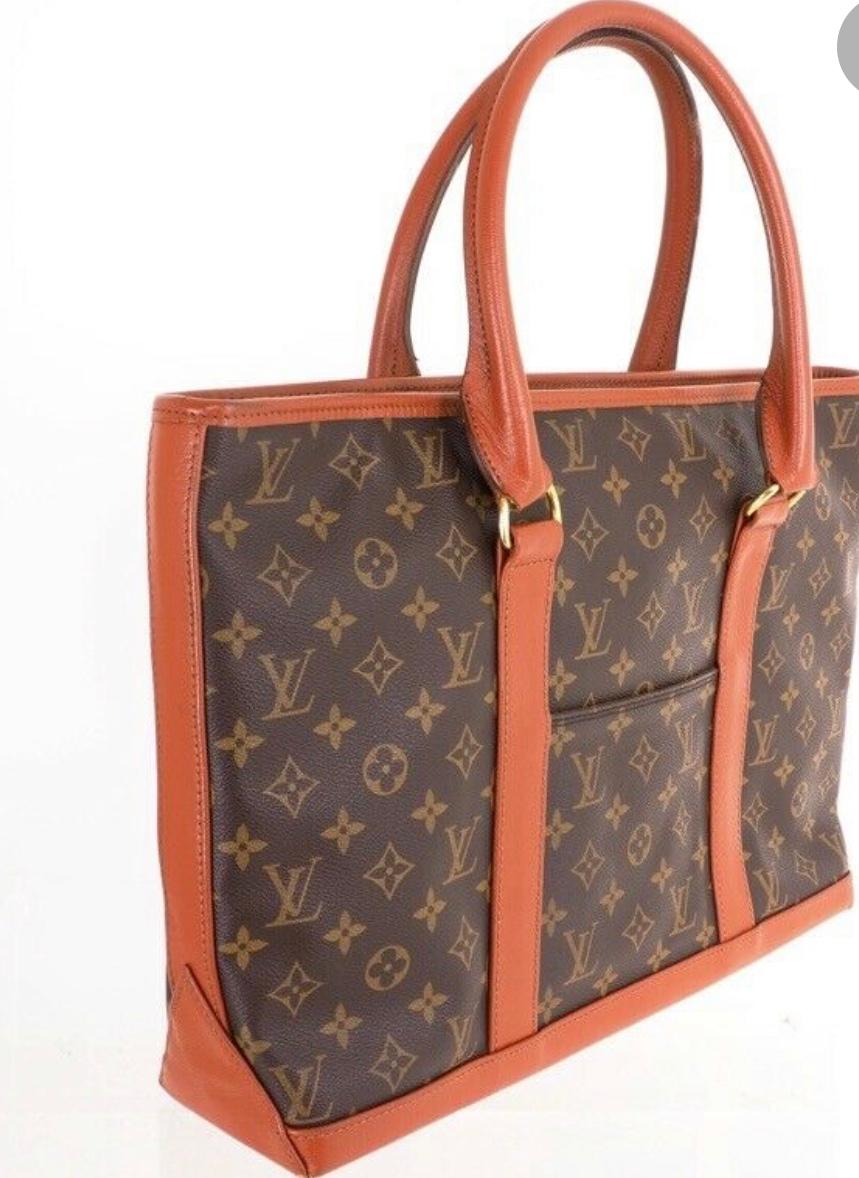 Vintage Louis Vuitton LV Monogram Sac Weekend Pristine PM Size Hand Bag.
Color : Brown.
Material : Vinyl Coated Canvas.
Made in France.

LV Monogram Sac Weekend PM size is up for SALE. This Sac Weekend is in very good condition. No major sign of