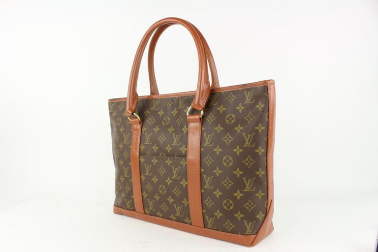 Louis Vuitton Monogram Sac Weekend PM Zip Tote Bag 1015lv55 at 1stDibs