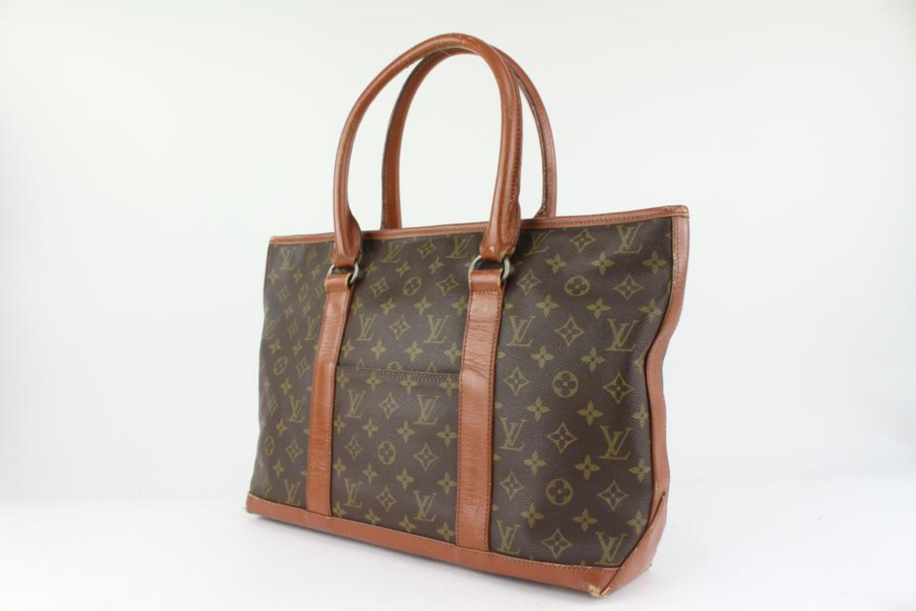 Louis Vuitton Monogram Sac Weekend PM Zip Tote bag 1119lv50
Date Code/Serial Number: 842
Made In: France
Measurements: Length:  18