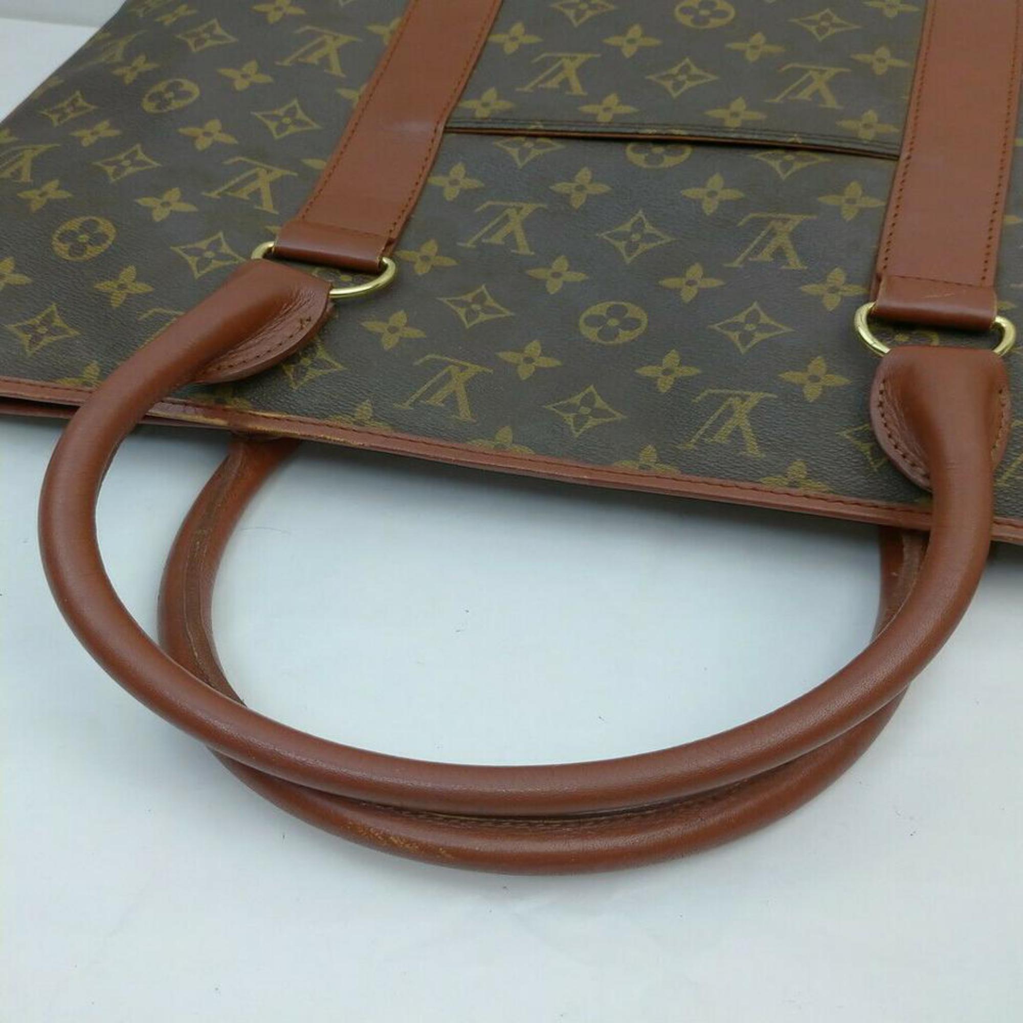 Louis Vuitton Monogram Sac Weekend PM Zip Tote Bag 855360 en vente 5