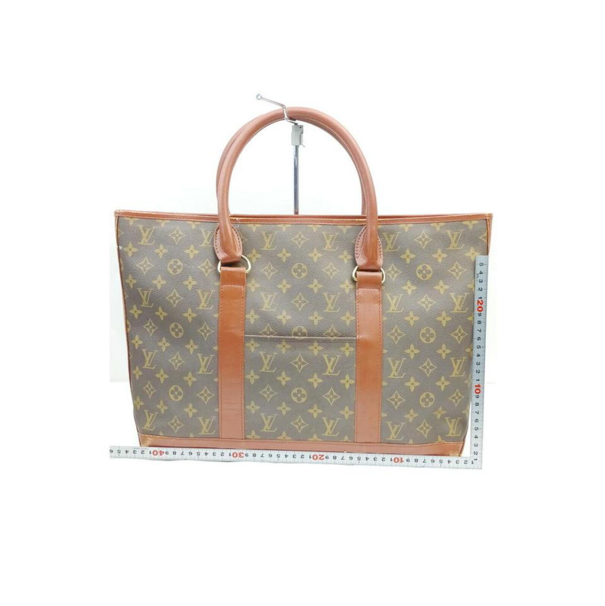 Louis Vuitton Monogram Sac Weekend PM Zip Tote Bag 855360 im Angebot 4