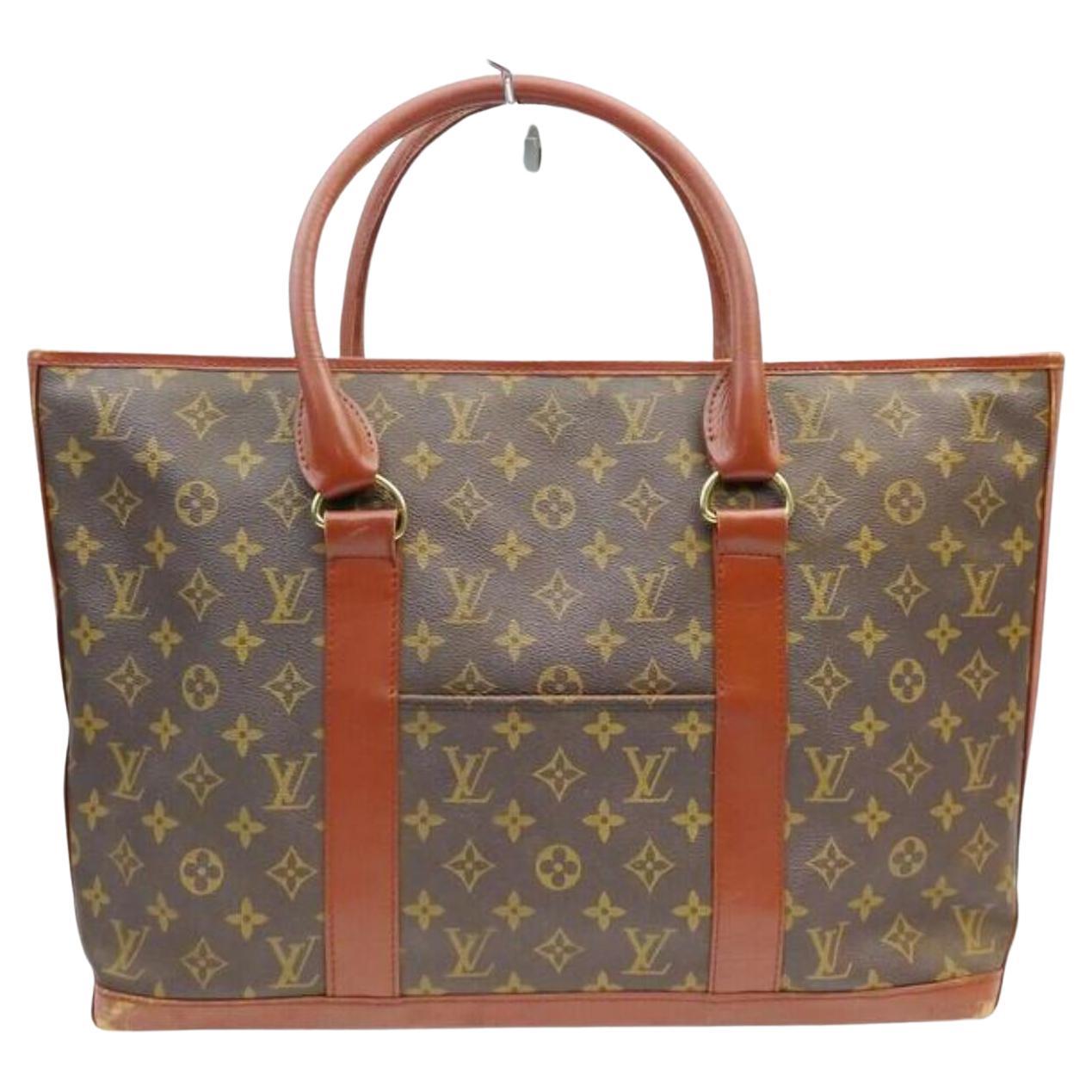 Louis Vuitton Monogram Sac Weekend PM Zip Tote Bag 855360