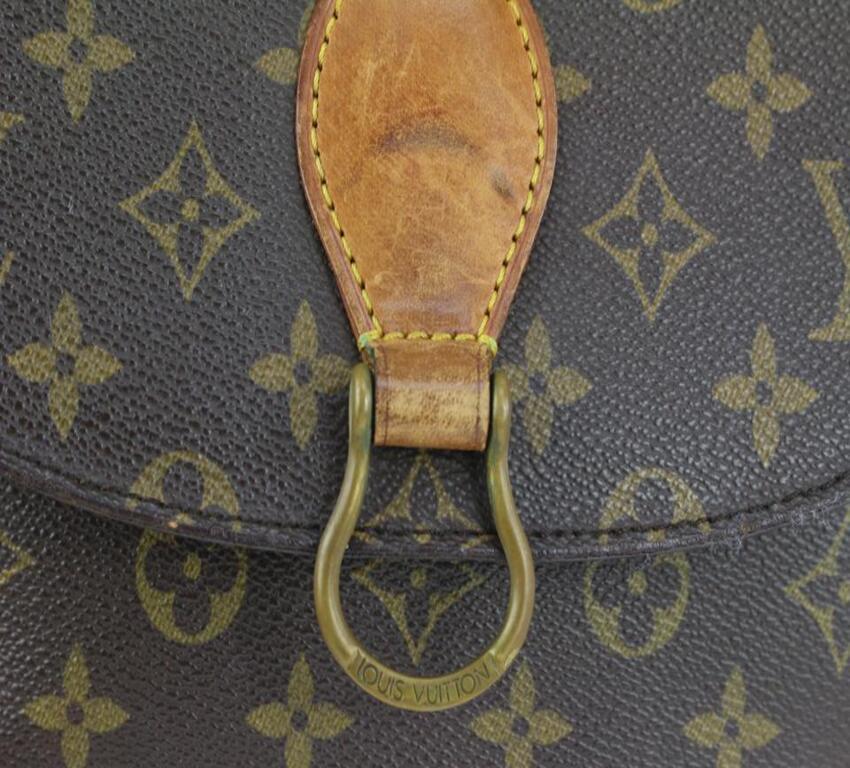 Louis Vuitton Monogram Saint Cloud GM Crossbody Flap Bag 920lv37 3