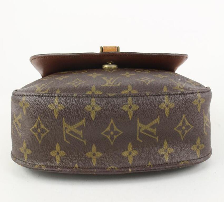 Louis Vuitton Monogram Saint Cloud GM Crossbody Flap Bag 920lv37 In Good Condition In Dix hills, NY