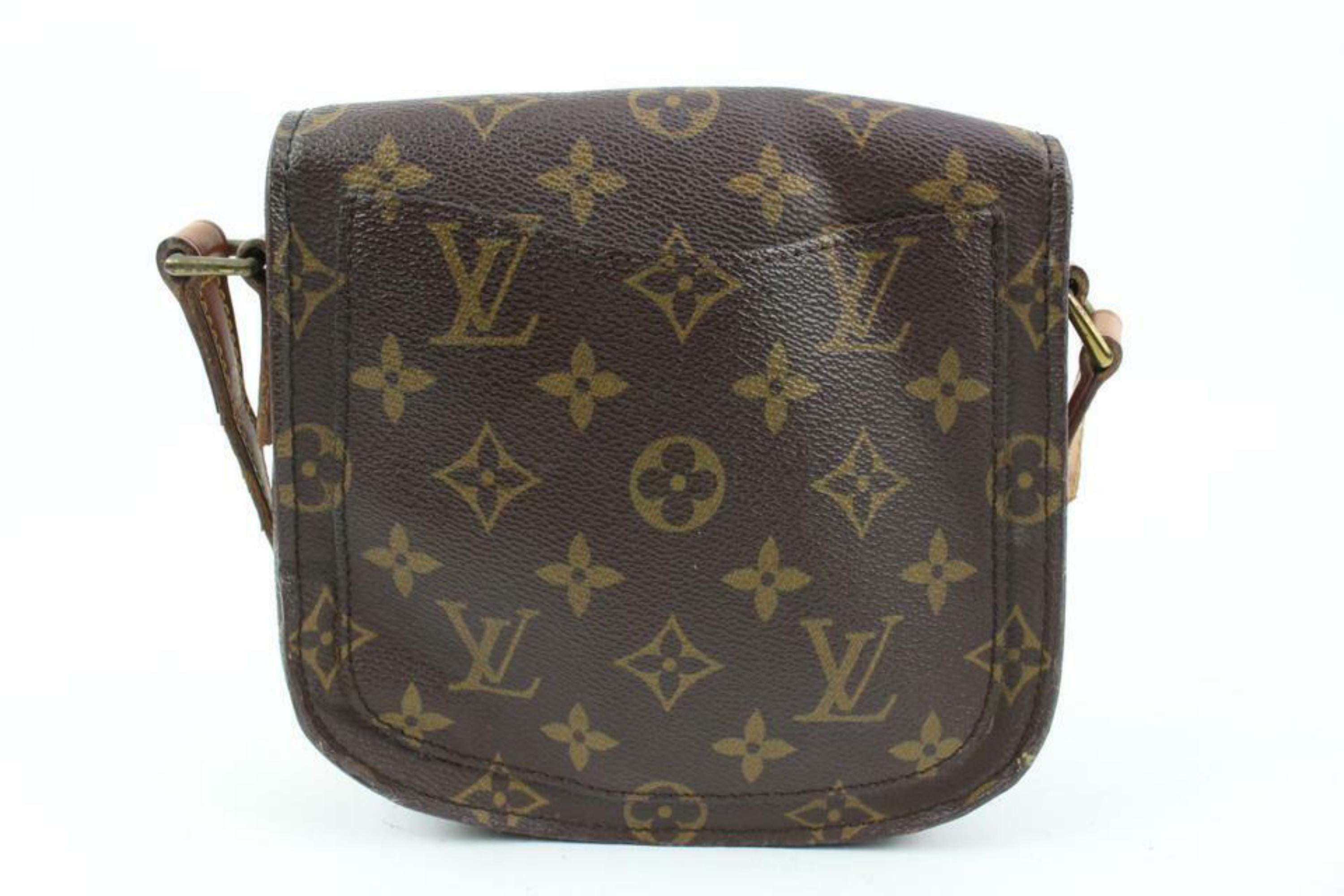 Women's Louis Vuitton Monogram Saint Cloud PM Crossbody Bag 31L26a For Sale