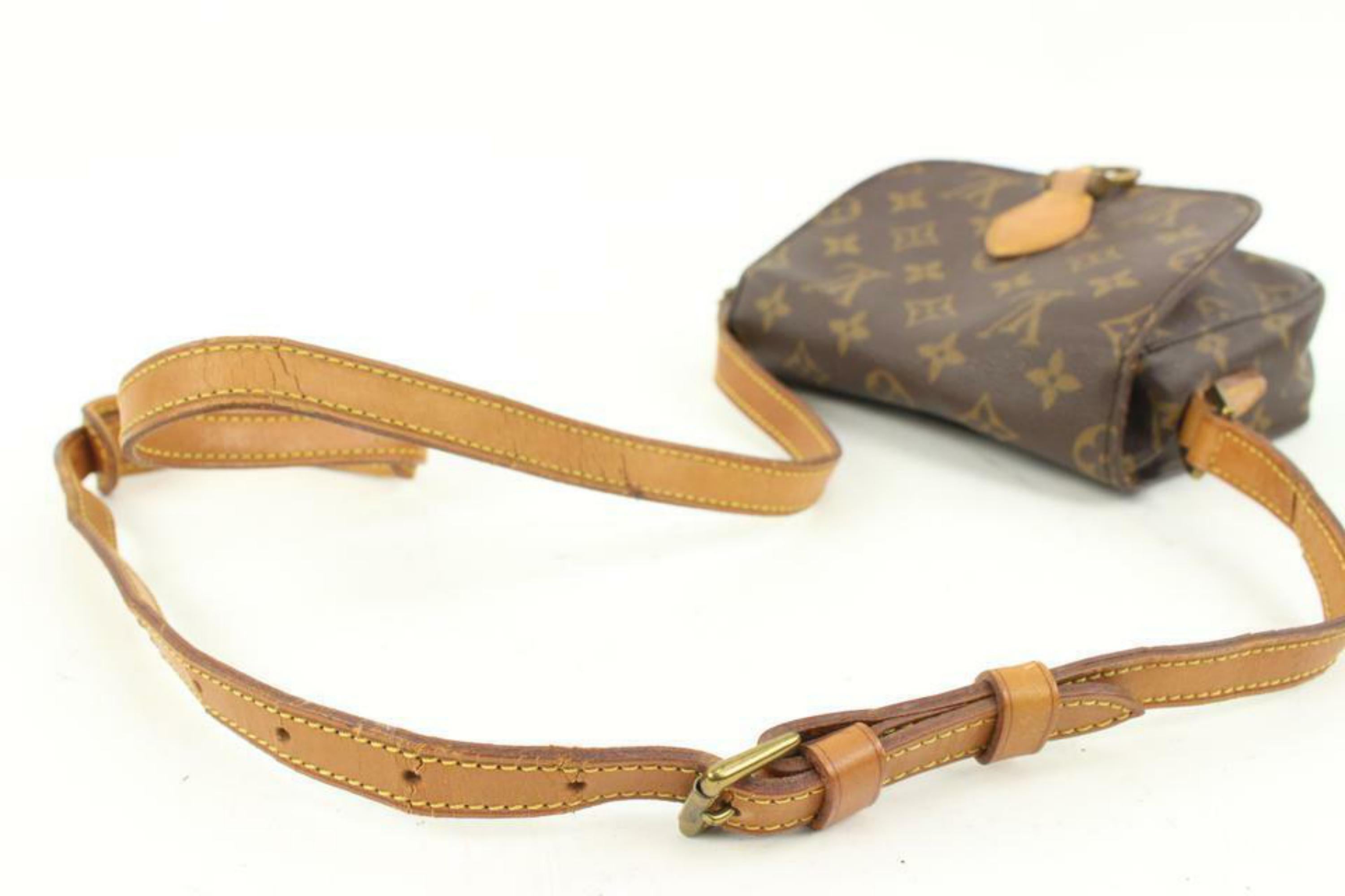 Louis Vuitton Monogram Saint Cloud PM Crossbody Bag 31L26a For Sale 1