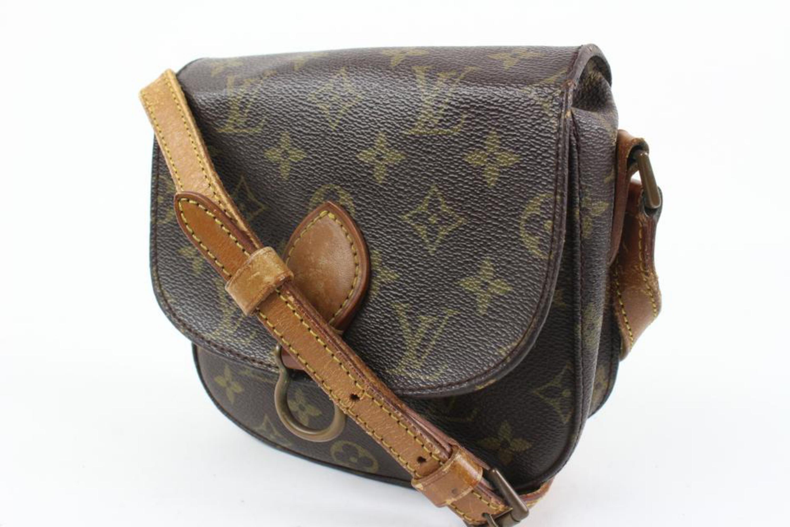 Louis Vuitton Monogram Saint Cloud PM Crossbody Bag 58lk414s
Made In: France
Measurements: Length:  6.75