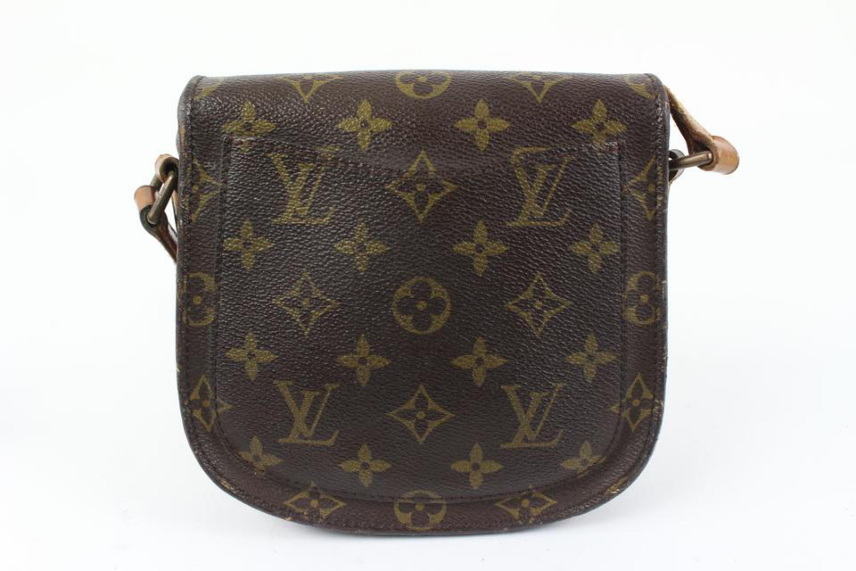 Black Louis Vuitton Monogram Saint Cloud PM Crossbody Bag 58lk414s