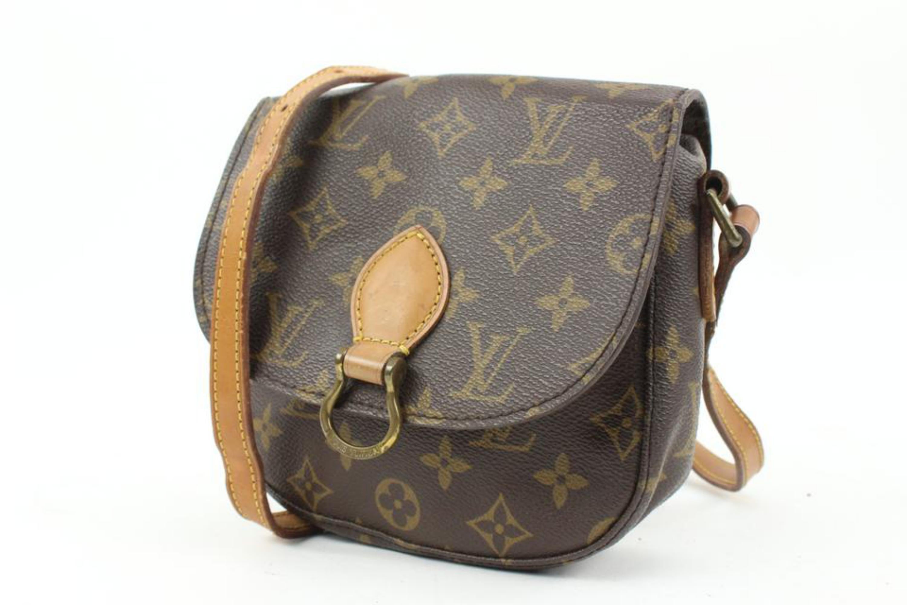 Louis Vuitton - Authenticated Saint Cloud Vintage Handbag - Cloth Brown for Women, Very Good Condition