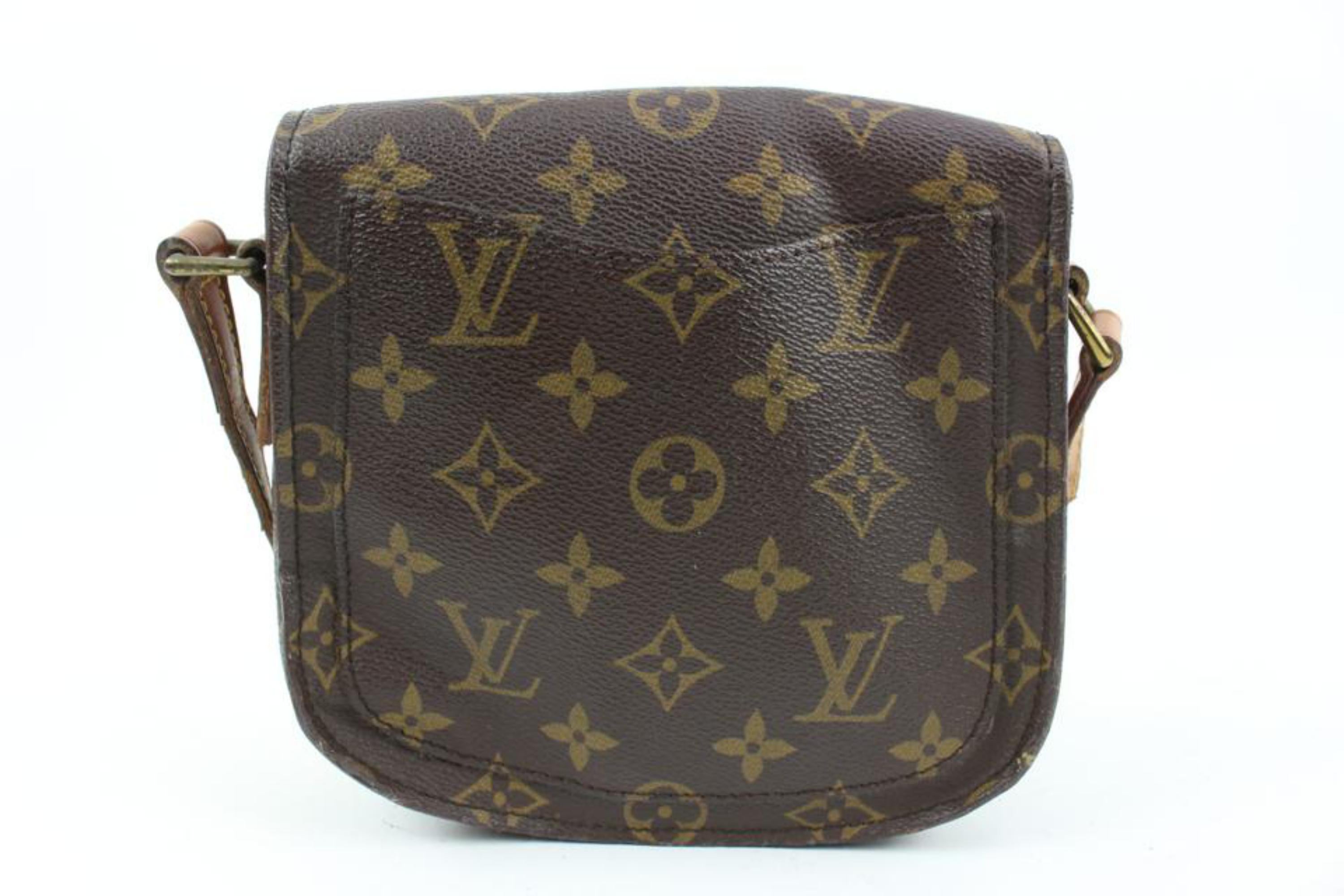Louis Vuitton Monogram Saint Cloud PM Crossbody Bag s215lv95 In Fair Condition In Dix hills, NY