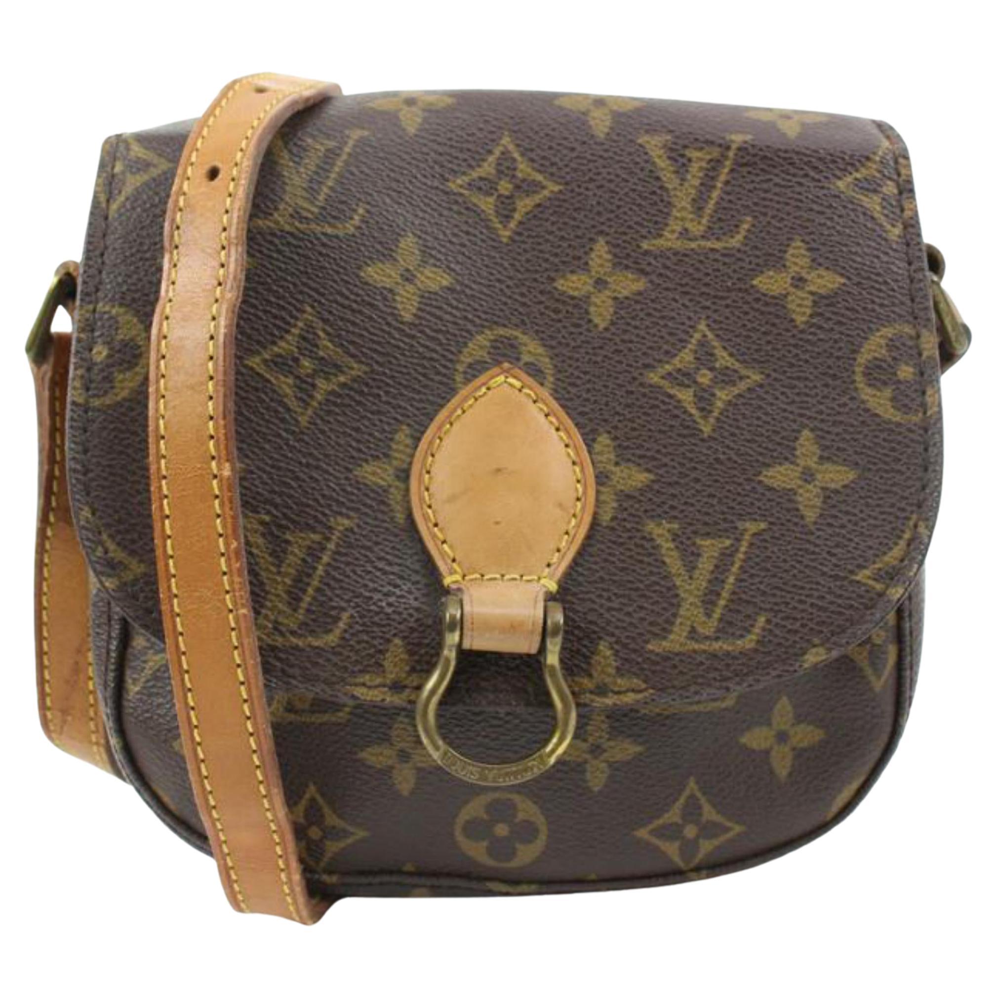 Louis Vuitton Monogram Saint Cloud PM Crossbody Bag s215lv95 at