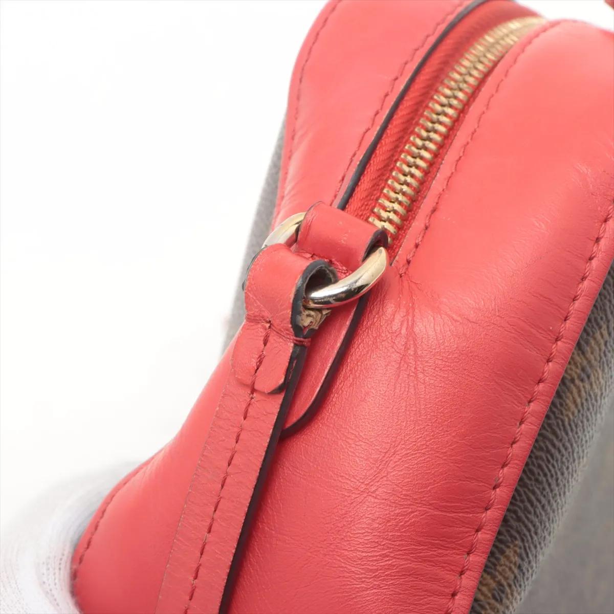 *Louis Vuitton Monogram Saintonge Marrone x Rosso 6