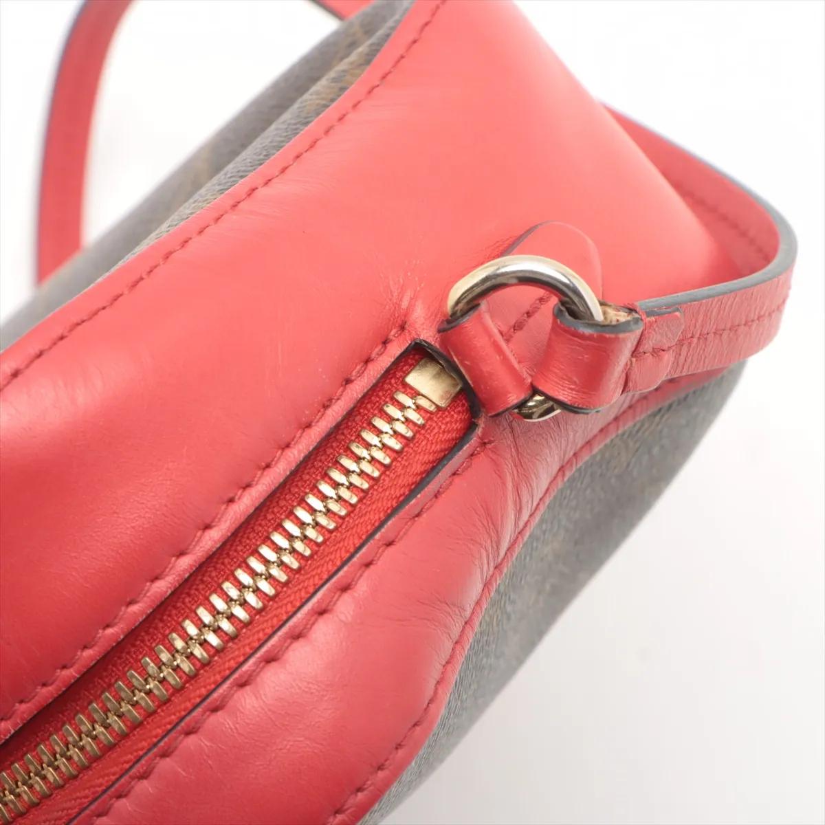 *Louis Vuitton Monogram Saintonge Marrone x Rosso 7