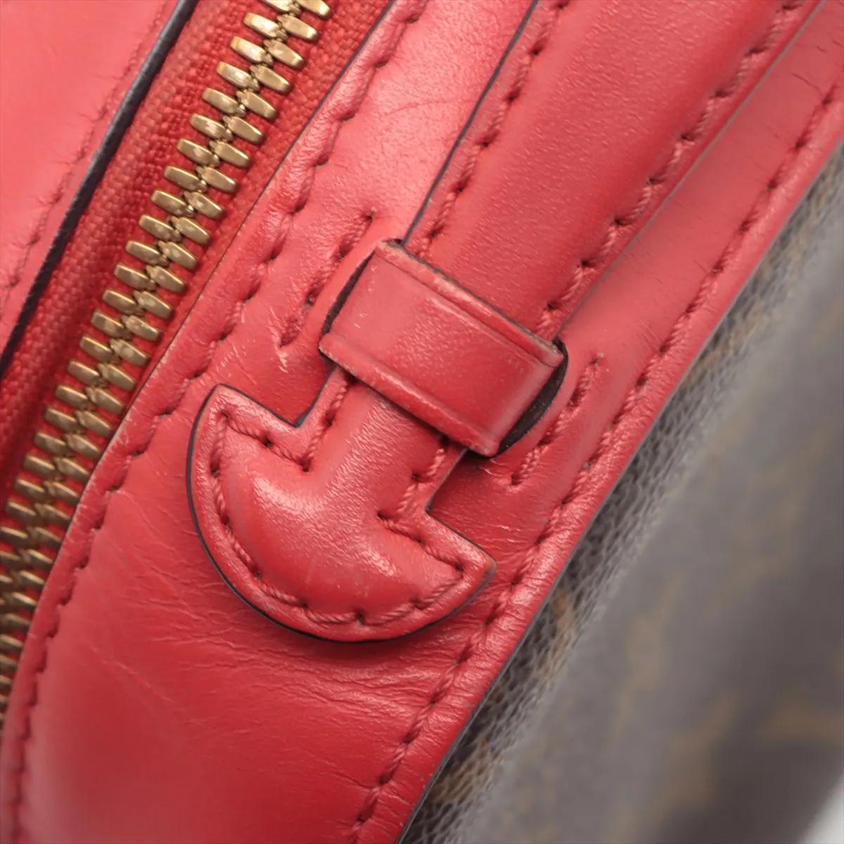 *Louis Vuitton Monogram Saintonge Marrone x Rosso 8