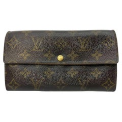 Louis Vuitton Vintage Monogram Canvas Portefeuille Long Bifold Wallet -  Shop Linda's Stuff