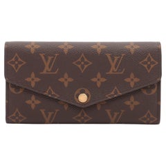 Louis Vuitton Monogram Sarah Brieftasche Rose Ballerine mit Monogramm