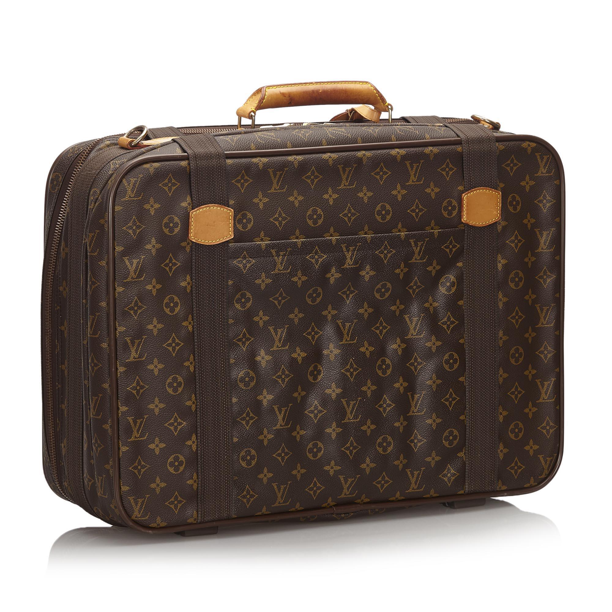 Louis Vuitton Monogram Satellite 53 Tragetasche mit Griff oben (Schwarz)