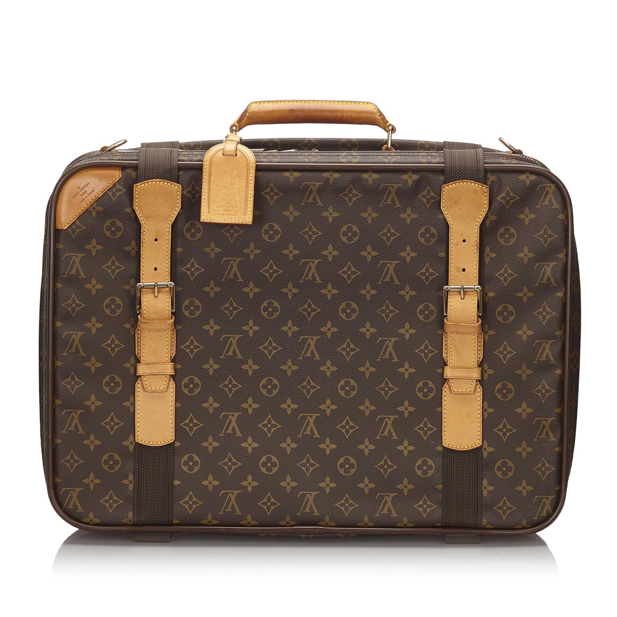 Louis Vuitton Monogram Satellite 53 Tragetasche mit Griff oben im Zustand „Gut“ in PARIS, FR