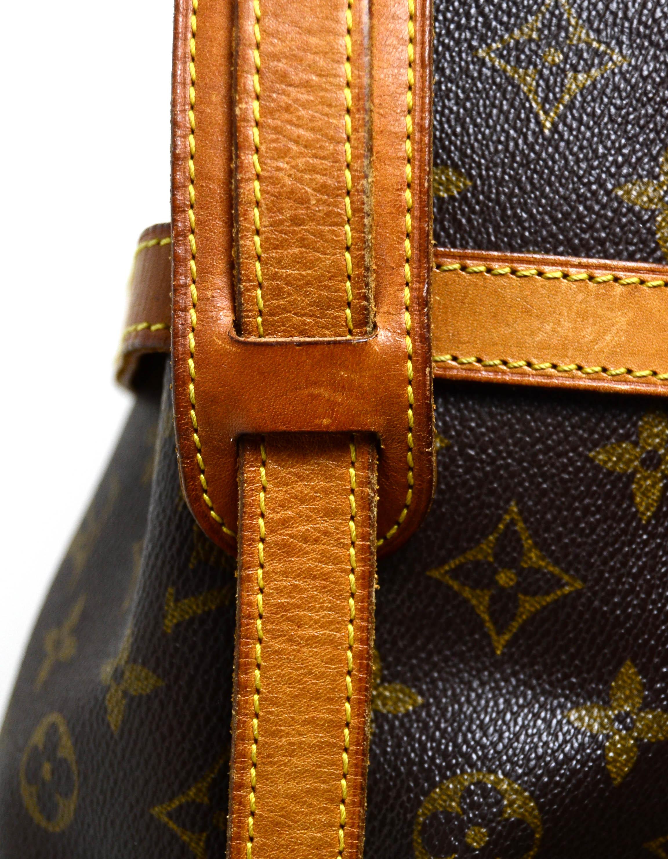 Louis Vuitton Monogram Saumur 30 Double Saddle Messenger Crossbody Bag 2