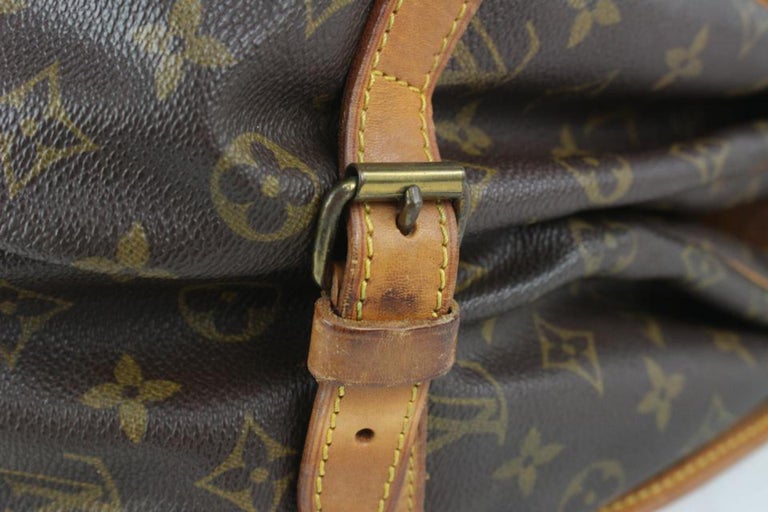 100％ Authentic Louis Vuitton Saumur 35 Monogram shoulder Crossbody  Messenger Bag