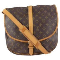 Vintage Louis Vuitton Monogram Saumur 35 Crossbody Messenger Bag 916lv100