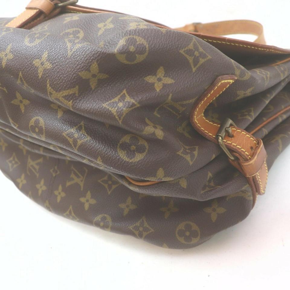 Women's Louis Vuitton Monogram Saumur 35 Crossbody Saddle Messenger Bag  862115