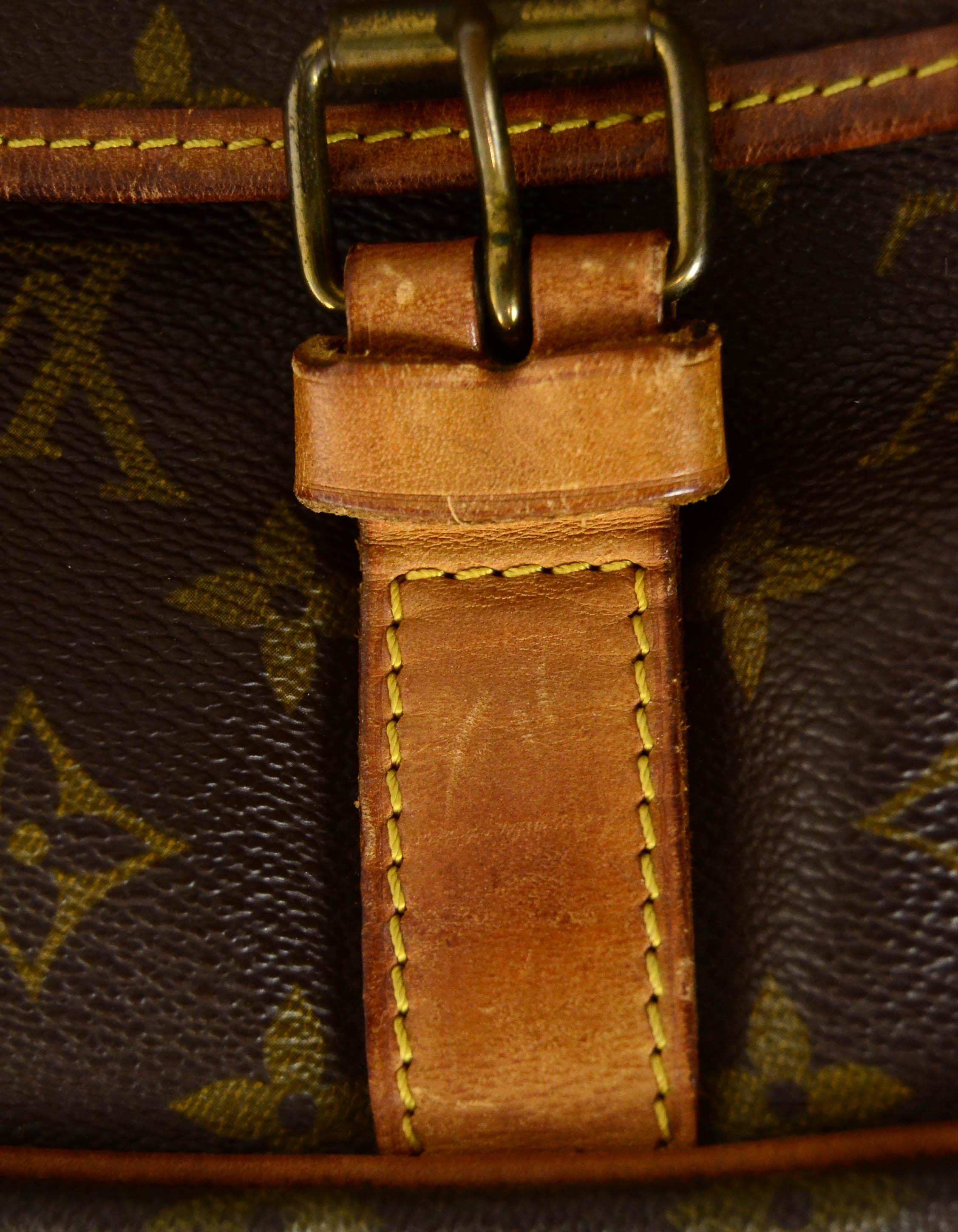 Louis Vuitton Monogram Saumur 35 Double Saddle Messenger Bag 2