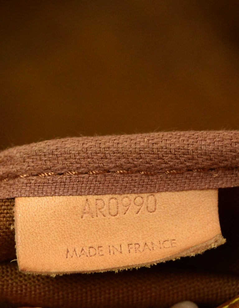 Louis Vuitton Saumur 35 Brown Cloth ref.868385 - Joli Closet
