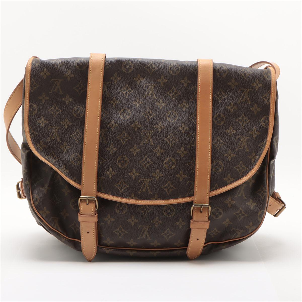 Gray Louis Vuitton Monogram Saumur 43