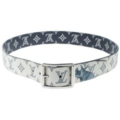 Louis Vuitton Monogram Savane Canvas Chapman Brothers Reverso Belt Size 95 cm
