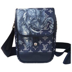 Louis Vuitton  Monogram Savanna Elephant Chapman Brothers Shoulder Bag