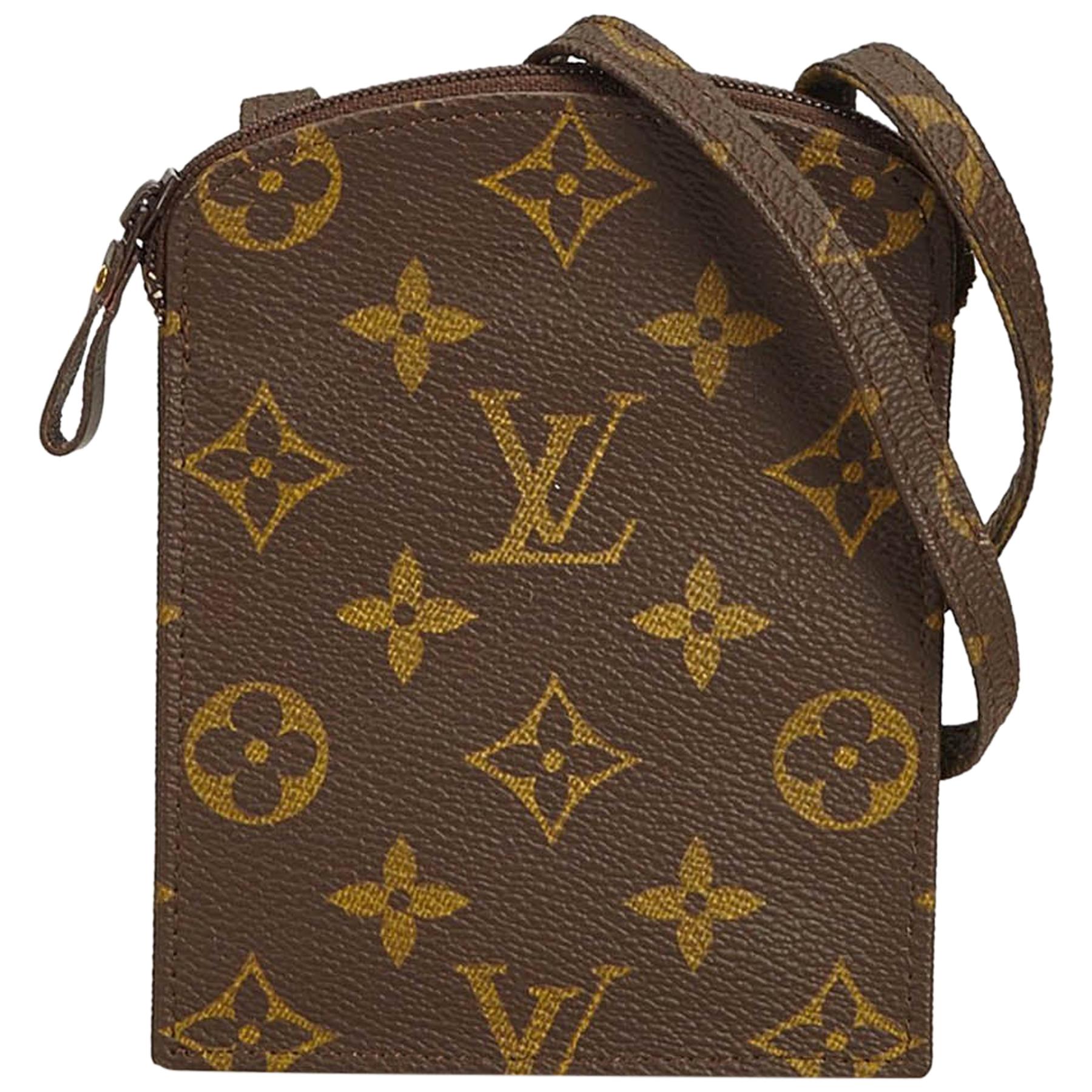 Louis Vuitton Monogram Secret Passport Pouch Necklace