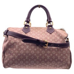 Louis Vuitton Monogram Sepia Mini Lin Idylle Speedy Bandouliere 30 Bag