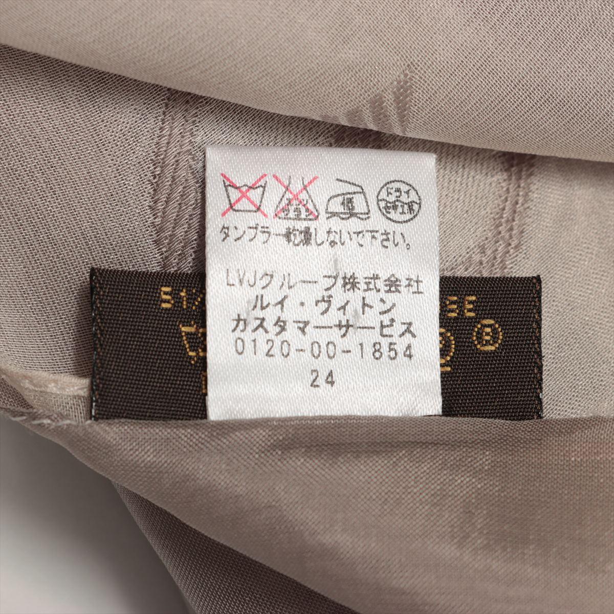 Women's Louis Vuitton Monogram Shawl Viscose x Silk Greige