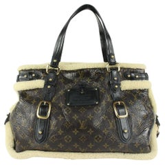 Louis Vuitton Fleece Shearling Monogram Teddy Bumbag Fanny Pack Waist Pouch  at 1stDibs