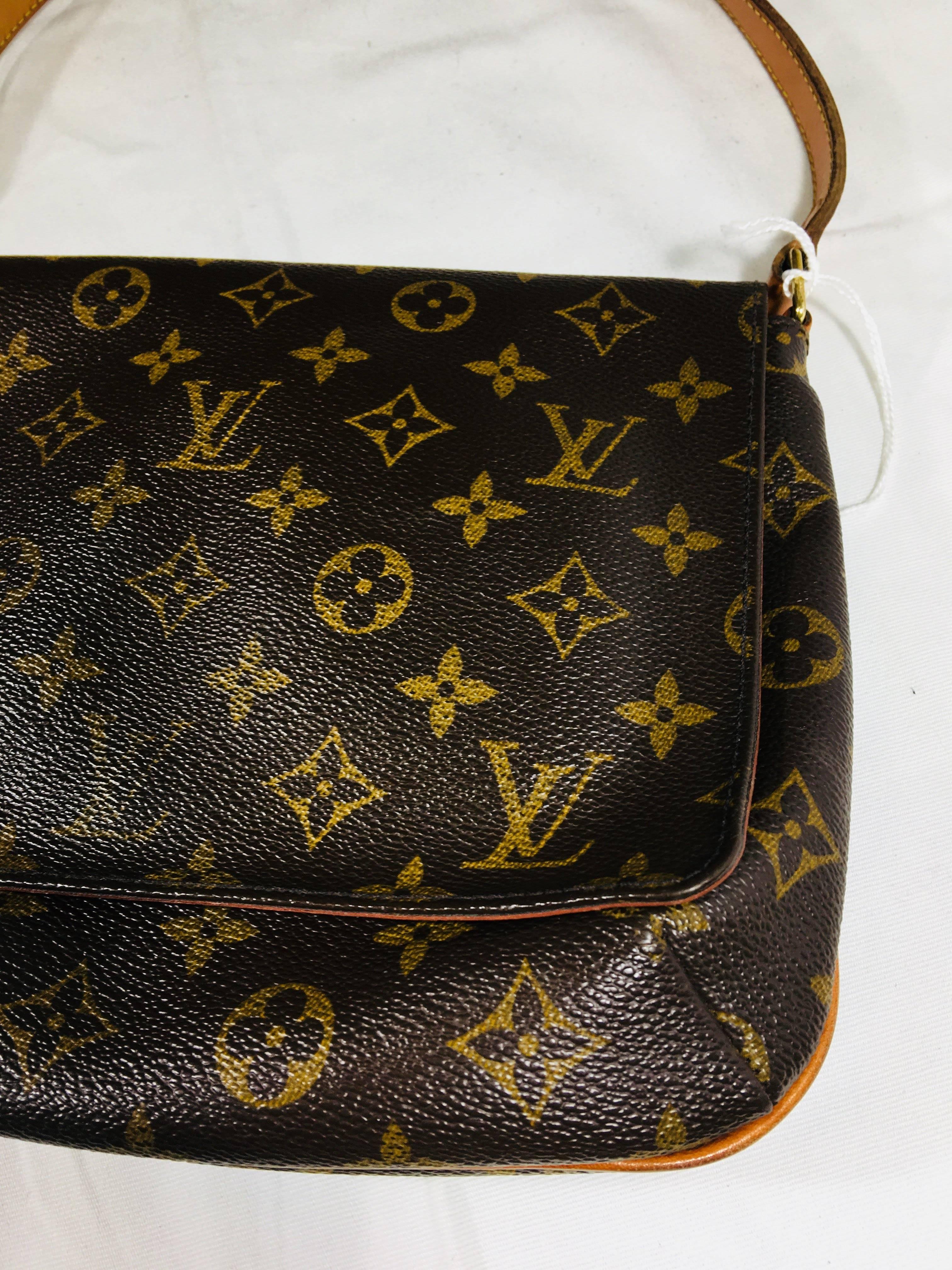 Black Louis Vuitton Monogram Shoulder Bag