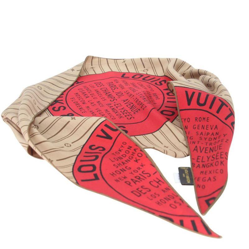 Marron Louis Vuitton - Sacs fourre-tout en soie avec monogramme LV et logo LV-0519N-0181 en vente