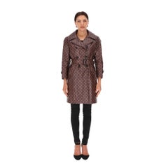 Louis Vuitton Monogram Silk Trench Coat