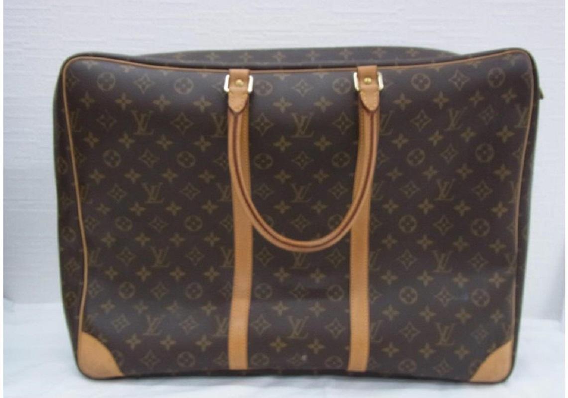 Women's Louis Vuitton Monogram Sirius 50 Soft Sided Suitcase Trunk 860752 