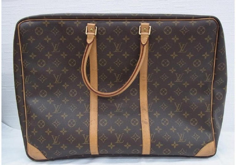 New Cruise 2023 Louis Vuitton Black Leather Monogram Soft Side Trunk  Handbag Bag