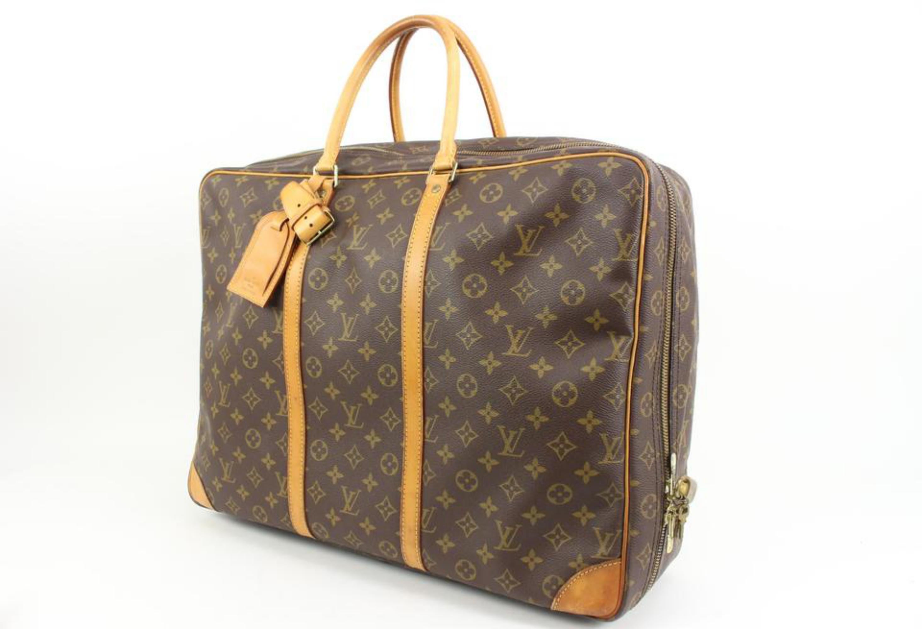 Louis Vuitton Monogram Sirius 50 Soft Trunk Suitcase 5090lv317s
Date Code/Serial Number: SP0975
Made In: France
Measurements: Length:  19.5